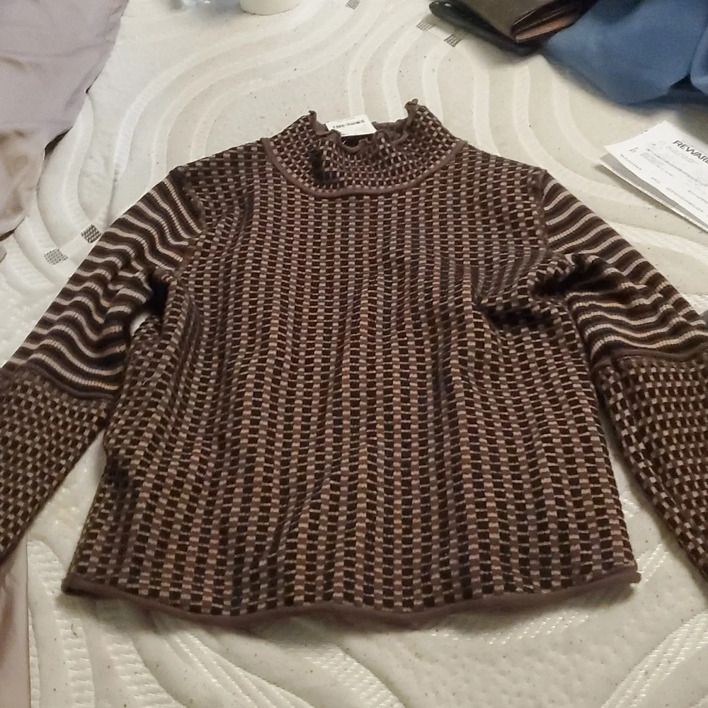 Free People Textured Top Nwt - Picture 6 of 6